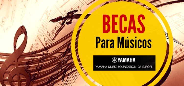 Becas de música con la popular marca Yamaha