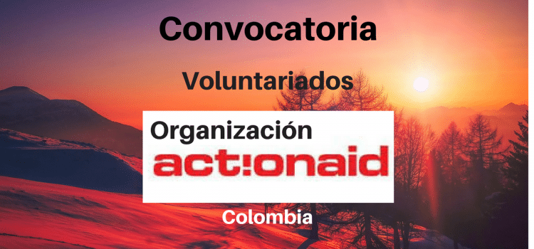 Convocatoria para realizar voluntariados en Colombia