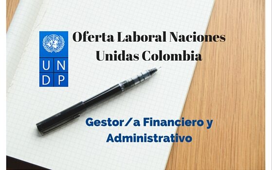 Oferta Laboral en PNUD de Gestor/a Financiero y Administrativo