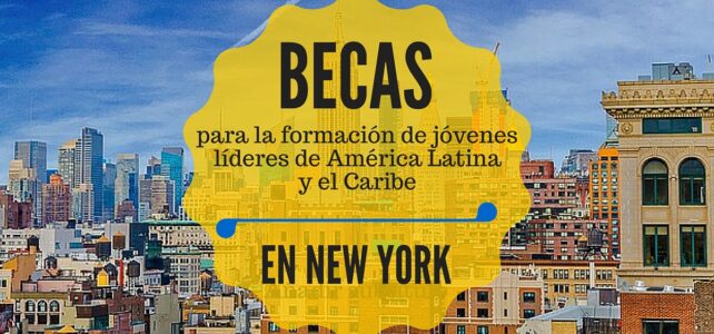 Becas para la formación de jóvenes líderes de América Latina y el Caribe en  New York 2 semanas