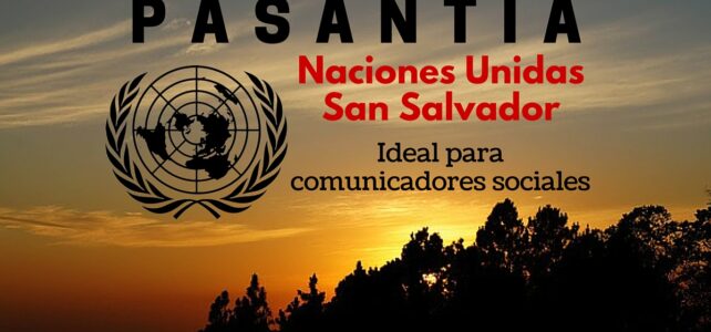 Pasantía con Naciones Unidas en San Salvador