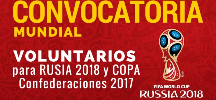 Únete al Programa de Voluntarios para la Copa Mundial de la FIFA Rusia 2018