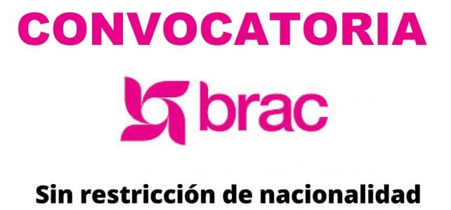 Convocatoria internacional con la organización internacional de progreso rural – Brac