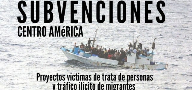 Convocatoria para subvenciones a proyectos víctimas de trata de personas y tráfico ilícito de migrantes