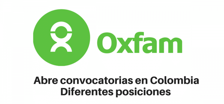 Convocatoria diferentes vacantes con OXFAM