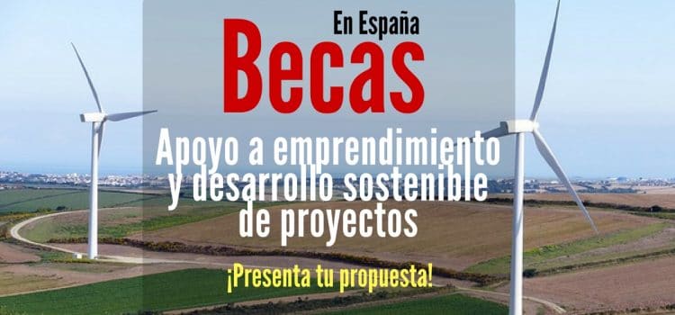Becas en España para apoyo a emprendimiento y desarrollo sostenible