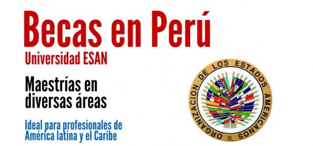 Becas completas de la OEA para cursar maestrías en Perú