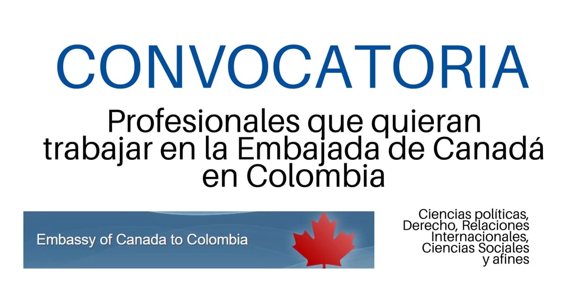 Vacantes embajada de españa en colombia 2020