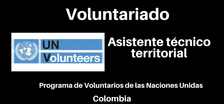 Voluntariado con Naciones Unidas : Asistente Técnico Territorial UN