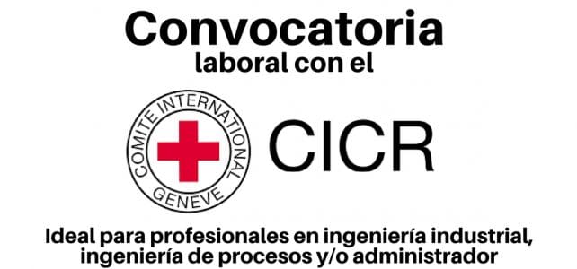 Convocatoria laboral abierta con el CICR en Colombia
