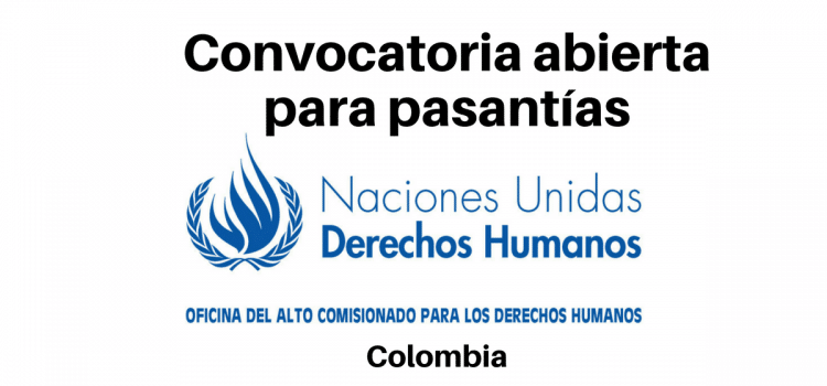 Convocatoria abierta para pasantías Naciones Unidas Derechos Humanos