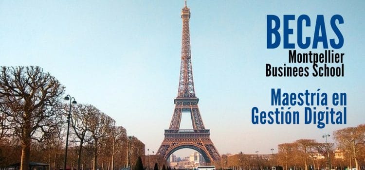 Becas en Francia para Maestría en Gestión Digital