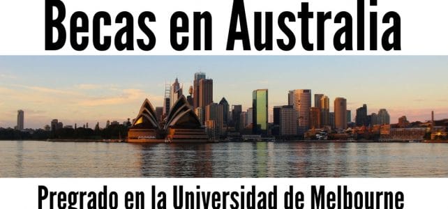 Becas de pregrado para estudiar en Australia