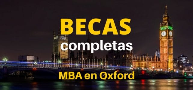 Becas completas para MBA en Oxford