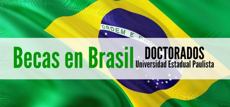 Becas para cursar estudios de Doctorado en Brasil