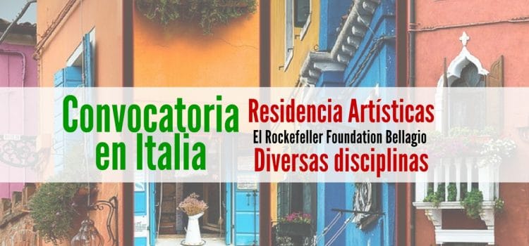 Convocatoria para Artistas en Italia