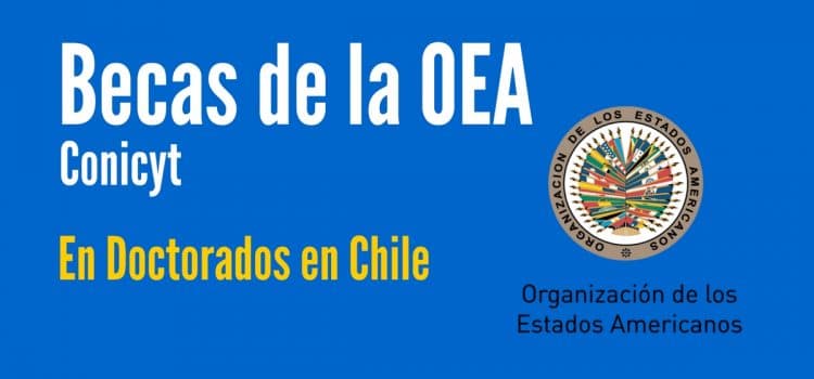 Becas de la OEA y CONICYT para doctorados en Chile