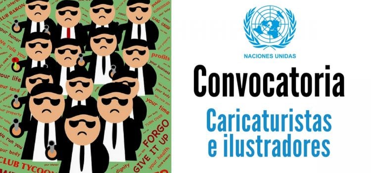 Convocatoria de la ONU para caricaturistas e ilustradores a nivel mundial