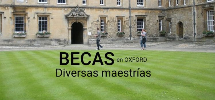 Becas completas con Oxford en Inglaterra