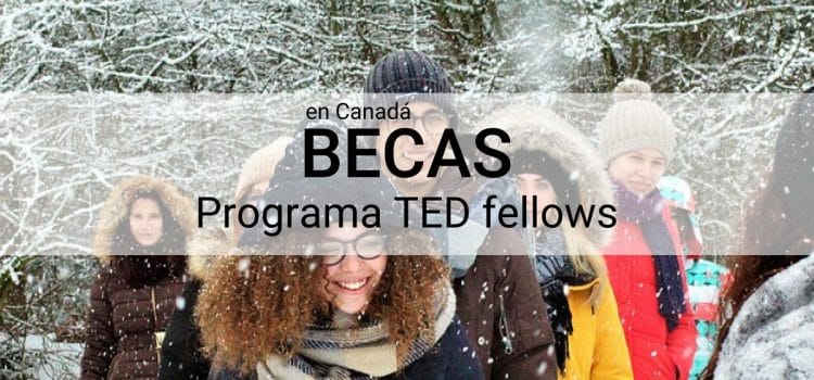 Becas completas programa TED Canadá