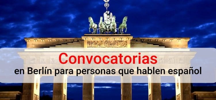 Convocatoria para trabajar en Alemania hablando español