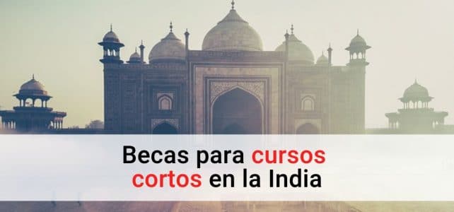 India: Becas para cursos cortos