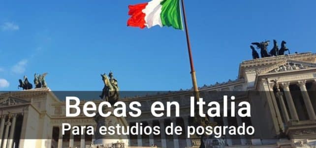 Becas en Italia para estudios de posgrado